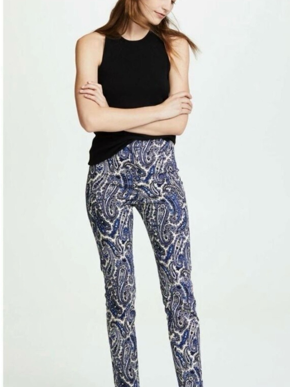 Diane Von Furstenberg Paisley Trousers